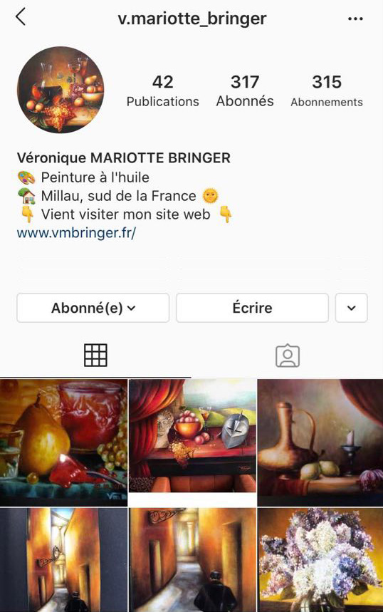 Compte Instagram - VMBringer